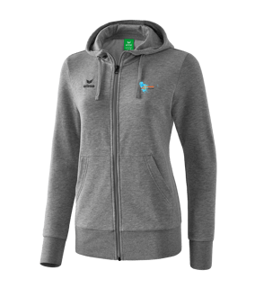 Erima Basic Kapuzenjacke Damen Grau