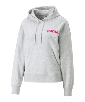 PUMA TEAM Hoody Damen Grau F04 - grau