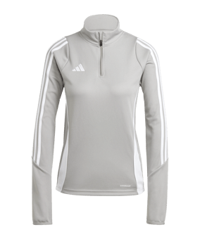 adidas Tiro 24 Trainingstop Damen Grau Weiss - grau