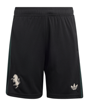 adidas Juventus Turin Short 3rd 2025/2026 Kids Schwarz - schwarz