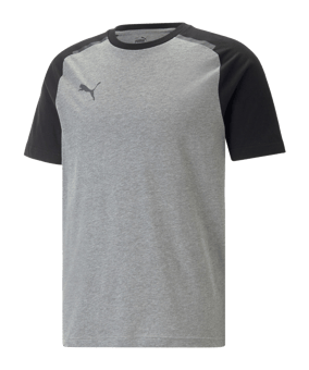 PUMA teamCUP Casuals T-Shirt Grau F13 - grau