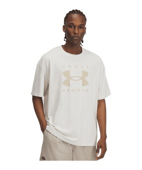 Under Armour HW OS Branded T-Shirt Weiß F110 - weiss