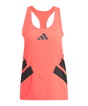 adidas Adizero Road to Records Tanktop Damen Rot