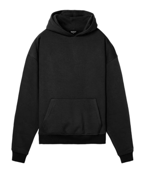 Burocs Basic Hoody Zwart - zwart