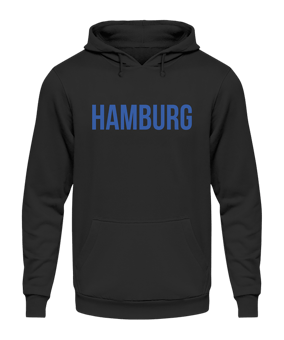 Hoody "Hamburg" Schwarz - schwarz