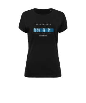 Stanley & Stella Expresser 2.0 T-Shirt Damen Schwarz | #established