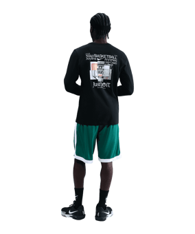 Nike Starting 5 Longsleeve T-Shirt Schwarz F010 - schwarz