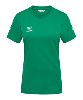 Hummel Go 2.0 Chevron T-Shirt Damen Grün F6235 - gruen
