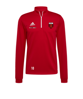 adidas Entrada 22 HalfZip Sweatshirt Rot