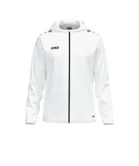 JAKO One Kapuzenjacke Weiß F0