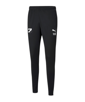 PUMA teamRISE Poly Trainingshose Schwarz F03