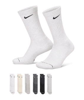 Nike Everyday Elevated Crew 6er Pack Chaussettes Multicolore C904 - multicolore