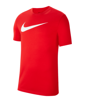 Nike Park 20 Swoosh T-Shirt Kids Rot F657 - rot