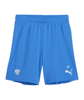 PUMA teamGOAL Short Kids Blau Weiss F02