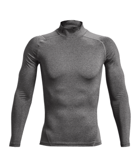 Under Armour Baselayer HG Comp Mock Longlseeve T-Shirt Grau F090 - grau