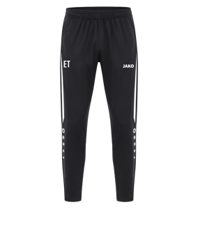 JAKO Power Polyesterhose Schwarz Weiss F802