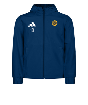 adidas Entrada 26 Regenjacke Dunkelblau