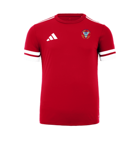 adidas Squadra 25 Camiseta Rojo juego/entreno con dorsal