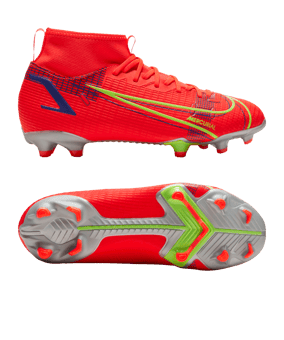 Nike Jr Mercurial Superfly VIII Spectrum Academy FG/MG Kids Rot F600 - rot