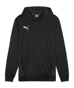 PUMA teamGOAL Hoody Schwarz Weiss Grau F03 - schwarz
