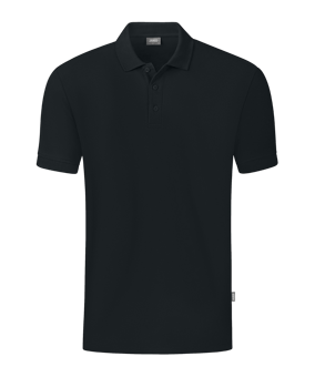 JAKO Organic Polo Shirt Schwarz F800