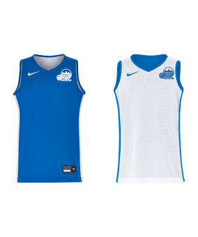 Nike Team25 Basketball Stock Reversible Trikot Kids Blau F463