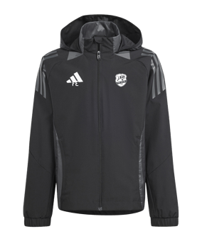 adidas Tiro 24 Competition Allwetterjacke Kids Schwarz