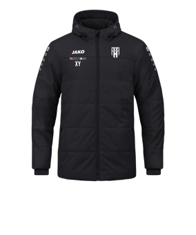 JAKO Team Coach Kapuzenjacke Schwarz F800