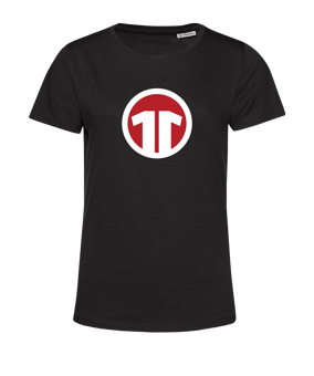 11teamsports Logo T-Shirt Damen Schwarz - schwarz
