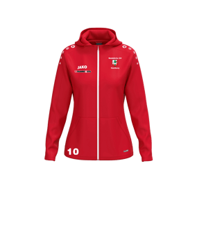 JAKO One Kapuzenjacke Damen Rot F100
