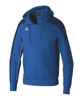 Erima Evo Star Kapuzenjacke Kids Blau - blau
