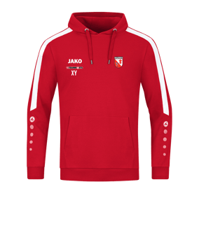 JAKO Power Hoody Rot Weiss F100