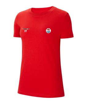 Nike Park 20 T-Shirt Damen Rot Weiss F657