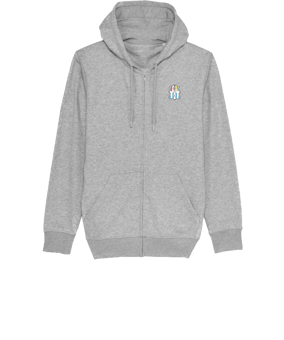 Merch Connector Zip-Hoodie Heather Grey FC250