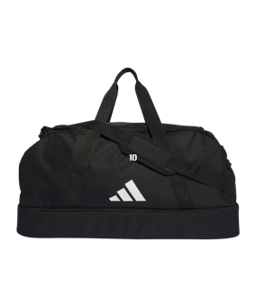 adidas Tiro League Duffel Bag Gr. L Schwarz Weiss