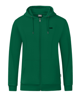 JAKO Organic Kapuzenjacke Grün F260
