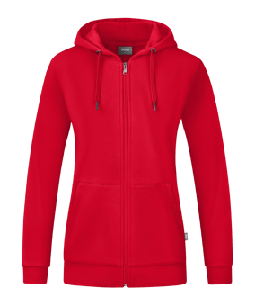 JAKO Organic Kapuzenjacke Damen Rot F100 - rot