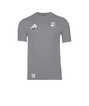 adidas Entrada 26 Baumwoll-Shirt Grau