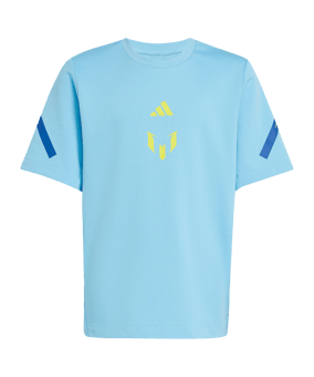 adidas Messi ZNE T-Shirt Kids Blau - blau