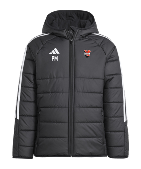 adidas Tiro 24 Winterjacke Kids Schwarz Weiss 