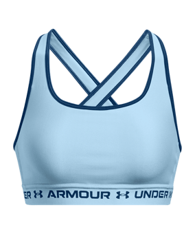 Under Armour Crossback Mid Sport-BH Damen F490 - blau