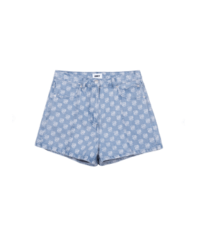 Obey Clash denim Short Damen Blau - blau