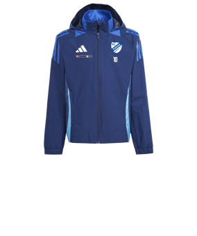 adidas Tiro 24 Competition Allwetterjacke Kids Blau