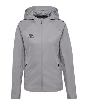 Hummel Cima 2.0 Kapuzenjacke Damen Grau F1100 - grau