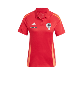 adidas Tiro 24 Competition Poloshirt Damen Rot