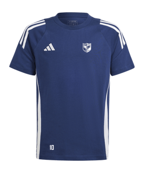 adidas Tiro 24 T-Shirt Kids Blau Weiss