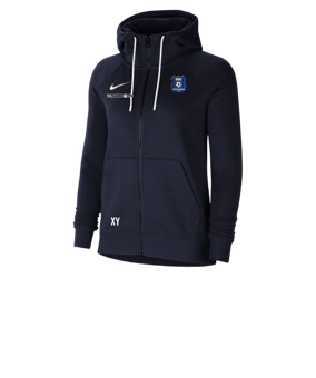 Nike Park 20 Fleece Kapuzenjacke Damen Blau F451