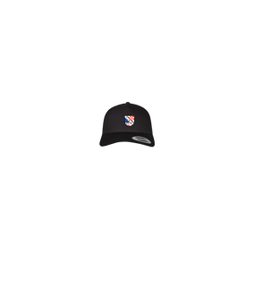 Merch 5 Panel Retro Trucker Cap Schwarz