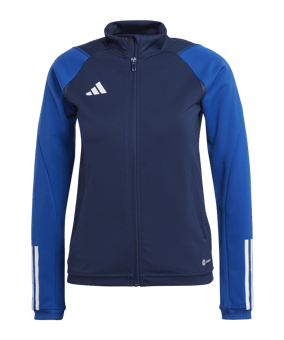 adidas Tiro 23 COM Trainingsjacke Kids Blau - dunkelblau