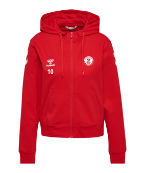 hummel Go 2.0 Chevron Kapuzenjacke Damen Rot F3062